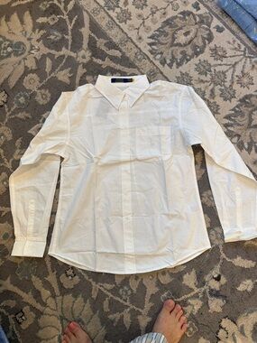 Polo by Ralph Lauren White Long-Sleeve Button-Up Shirt